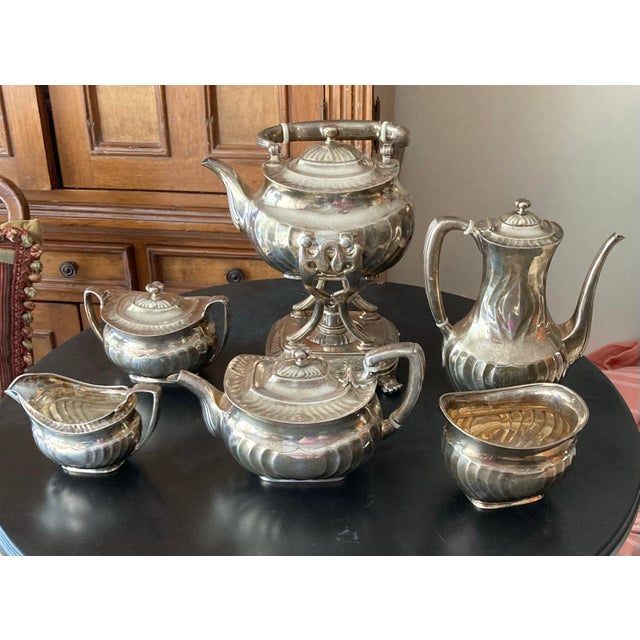 1895 Americana Tiffany Sterling Silver Coffee and tea set. A heritage piece of Americana and Tiffany history. Considered...