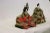 A beautiful very fine pair of large Japanese Gofun Meiji period Emperor & Empress figures, circa 1868-1890, all in...