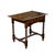 English Oak 19th Century Bobbin Legs Side Table with Geometric Font Drawer For Sale In Atlanta - Image 6 of 12