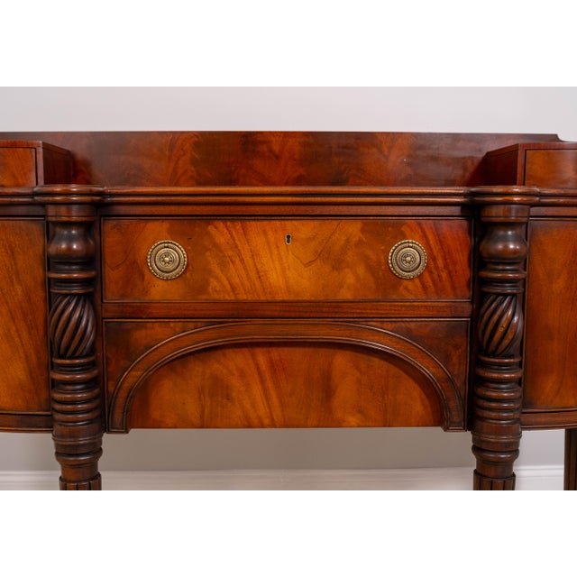 1990s Henredon Empire Style Figural Mahogany Sideboard For Sale - Image 13 of 18