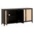 Holland Rattan Media Sideboard, Brushed Black Acacia For Sale - Image 12 of 12