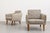 Wood Pair - Danish Mid Century Modern Teak + Wool Armchairs, C. 1960’s For Sale - Image 7 of 14