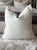 100% Linen Made in Belgium Natural Flax Linen Pillow cover with overlocked seams and hidden zipper closure. Size 25"x25"...