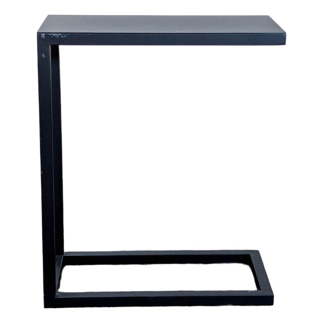 Crate & Barrel Metal Cac Avenue C Table For Sale