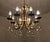 1960s Mid-Cenrury Crystal and Gilt Bronze Chandelier by Gaetano Sciolari, 1960s For Sale - Image 5 of 14