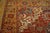Traditional Gorgeous Red Rust Ground Color With Medallion Design Antique Persian Heriz Rug For Sale - Image 3 of 6
