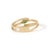 Handmade 14k Yellow Gold Marquise Emerald & Diamond Open Sprial Ring Size 4 For Sale - Image 10 of 18