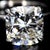 14k White Gold Ring With 5ct Cushion-Cut Lab-Grown Diamond G/Si1 & Hidden Halo, Size 6.25 For Sale - Image 10 of 10