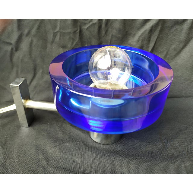 Murano Glass Wall Lights by Flavio Poli for Seguso, 1960s, Set of 2 For Sale - Image 9 of 10