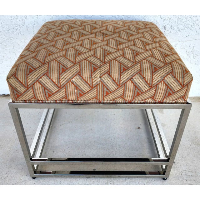 MCM Michael Weiss Larkin Ottoman For Sale - Image 4 of 11