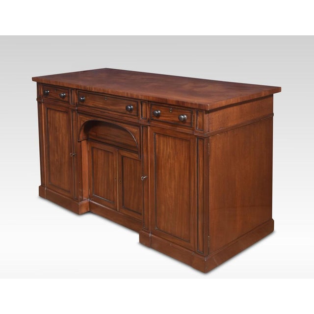 Regency Mahogany 4-Door Sideboard For Sale - Image 12 of 12