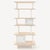 Wood Oeuf Modern Bookshelf With White & Natural Wood Finish, 5 Shelves For Sale - Image 7 of 9