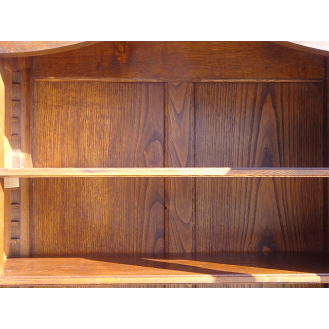 Louis XV Style Display Cabinet with Secretary and Drawers in Walnut, 1960s For Sale - Image 16 of 18