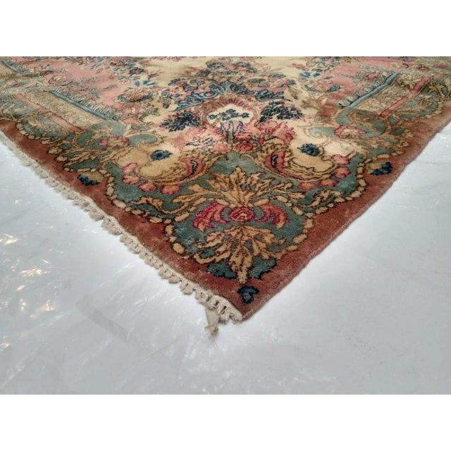 Textile 1950s Vintage Lavar Kerman Rugs For Sale - Image 7 of 8