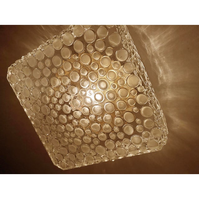 Metal Vintage Bubble Glass Flush Mount from Erco, 1970s For Sale - Image 7 of 11