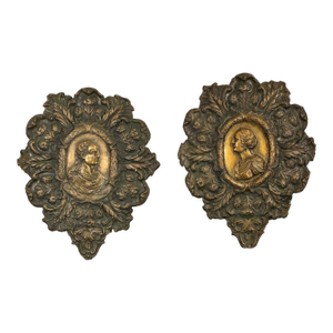 Pair of Neoclassical Plaques, Italy Circa 1820