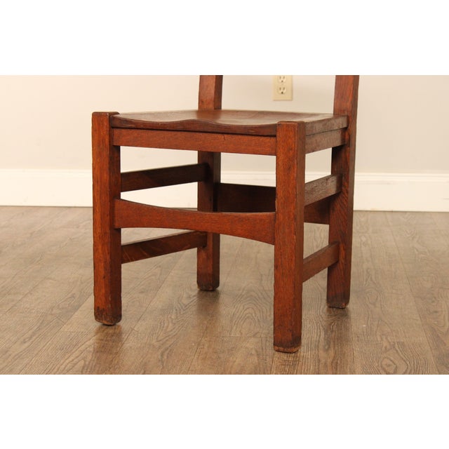 Stickley Brothers Quaint Furniture Mission Oak Side Chair Chairish