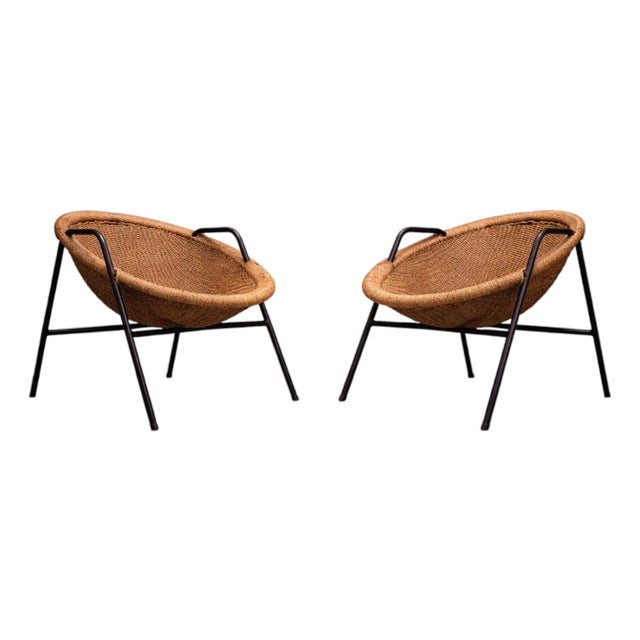 Brazilian Mid-Century Modern Wicker Chair, Daniel R. Johnson, 1950s - Lot 459-585 For Sale