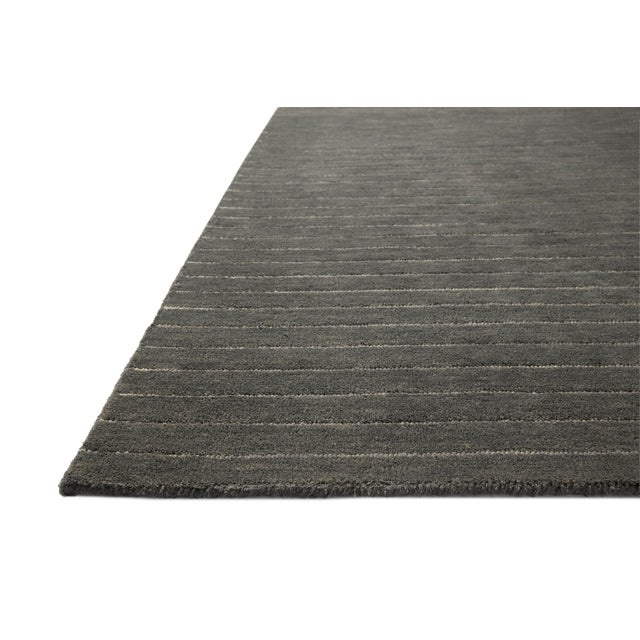 Contemporary Chris Loves Julia x Loloi Henry Charcoal / Ivory 7'-9" x 9'-9" Area Rug For Sale - Image 3 of 6