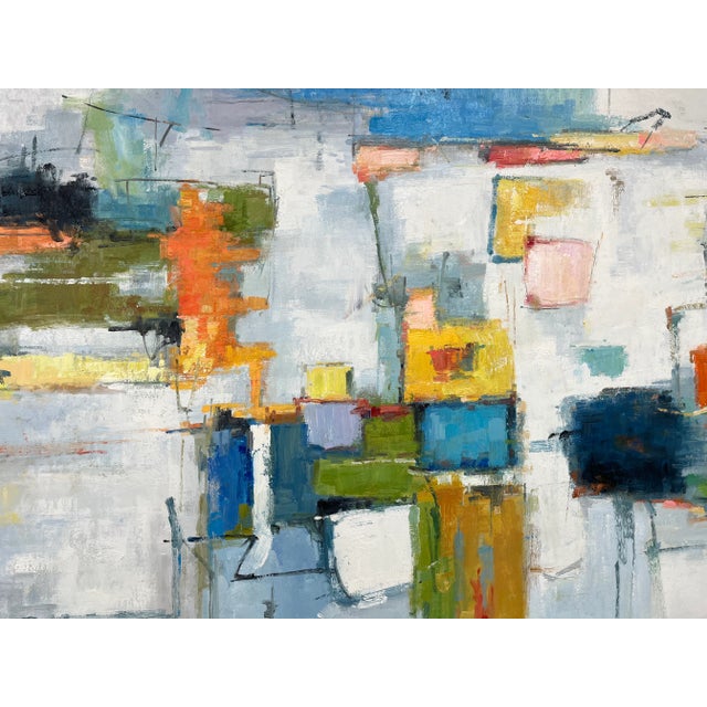 2020s Contemporary Abstract Original Oil Painting For Sale - Image 5 of 12