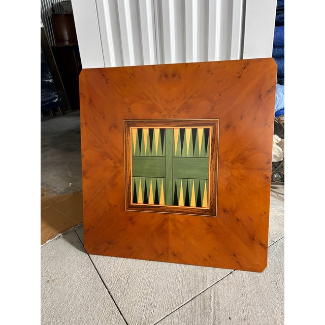 Brown Games Table With Many Different Game Options by Joal - James Langley, Ltd., Mid 20th Century For Sale - Image 8 of 14