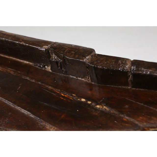 Wabi-Wabi Handmade Wooden Trough or Vessel, France, 19th Century For Sale - Image 6 of 13