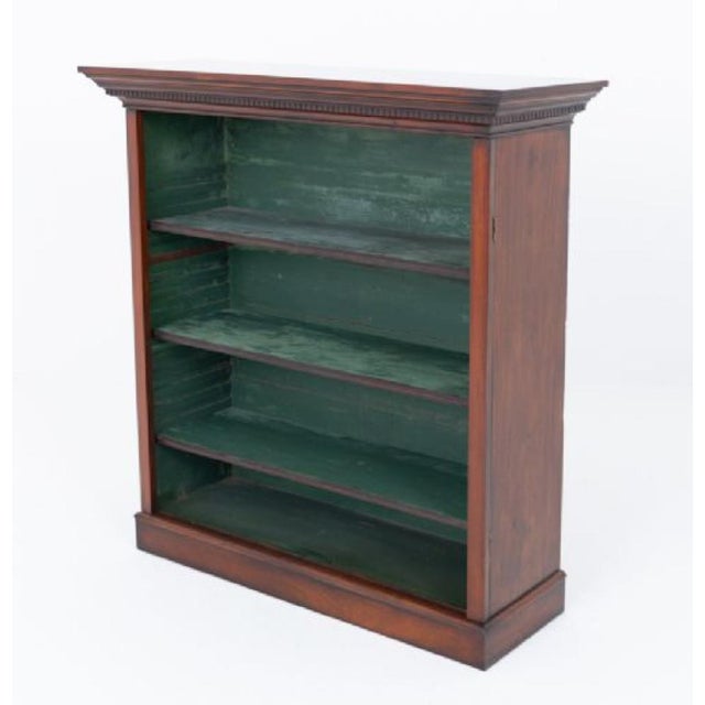Wood Georgian Open Bookcase in Mahogany, 1790 For Sale - Image 7 of 7
