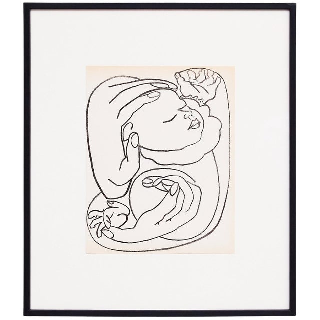 Françoise Gilot, Pages D'amour, 1951, Lithograph, Framed For Sale