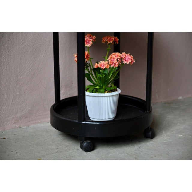 1980s Italian Rolling Serving Cart from Simo, Italy, 1980s For Sale - Image 5 of 10