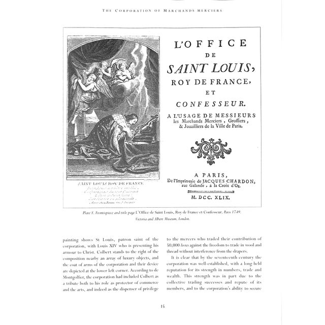1990s "Merchants and Luxury Markets the Marchands Merciers of Eighteenth-Century Paris" 1996 Sargwntson, Carolyn For Sale - Image 5 of 12