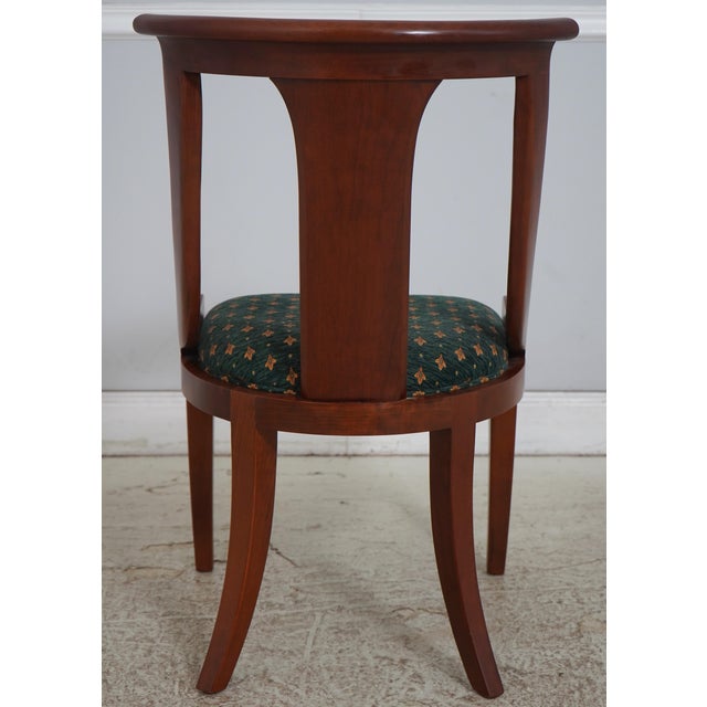Stickley Set of 6 Stickley Cherry Regency Dining Room Chairs For Sale - Image 4 of 18