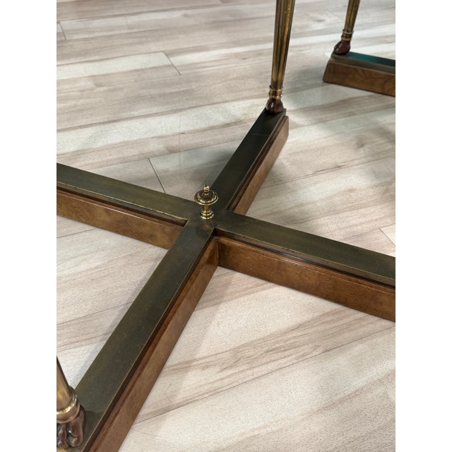 Wood 1970s Vintage Mastercraft End Tables From William Doezema, a Pair For Sale - Image 7 of 11