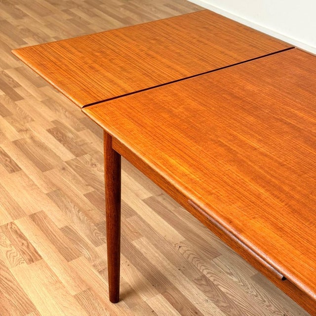 Teak Dining Table, Denmark, 1950s-1960s For Sale - Image 3 of 9