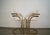 1980s 1980’s Art Deco Hollywood Regency Brass Bar Stools - A Pair For Sale - Image 5 of 12