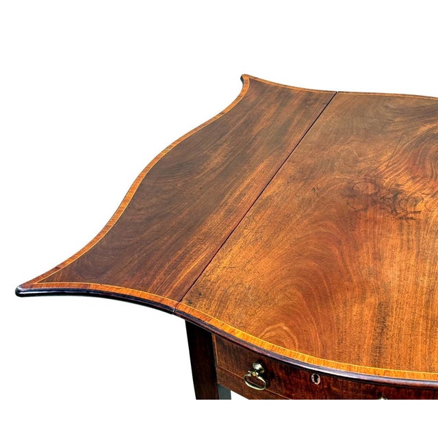Brown Georgian Hepplewhite Baby Pembroke Table, 1780 For Sale - Image 8 of 14