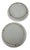 Vintage Ceiling Lights in Glass attributed to Fontana Arte, Italy, 1960s, Set of 2 For Sale