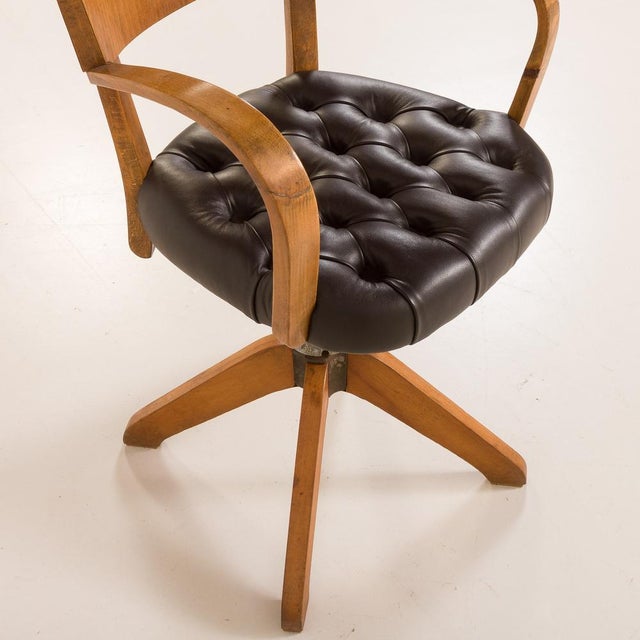 Mid-Century Italian Reclining Desk Chair, 1950s For Sale - Image 10 of 17