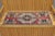 1970s Turkish Vintage Hand Knotted Red Oushak Doormat Rug For Sale - Image 4 of 10