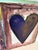 Vintage Abstract Contemporary Folk Art Mixed Media Heart Signed Paintings – Collection of Three For Sale In Miami - Image 6 of 13