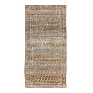 Antique Persian Malayer Rug With Allover Paisley Motifs in Warm Colorful Tones For Sale