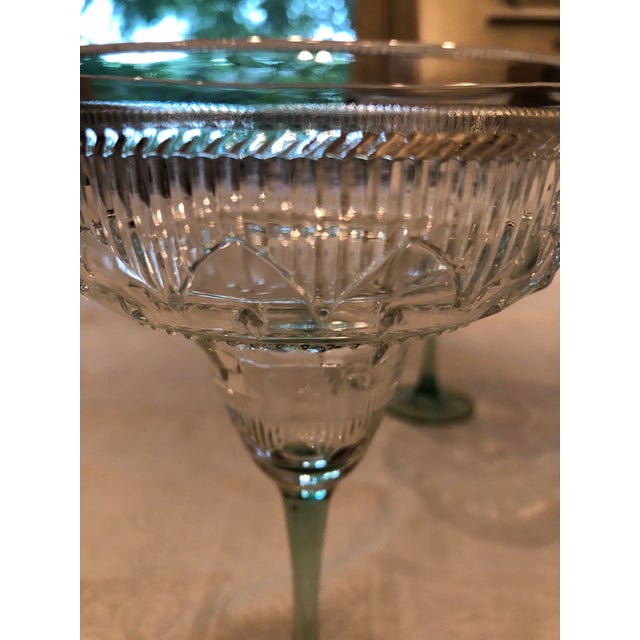 Margarita Glasses Early 21st Century Cristal d'Arques Durand Sombrero