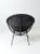 Black Mid-Century Black Wicker Patio Set For Sale - Image 8 of 11