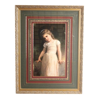 William-Adolphe Bouguereau Framed Print, 'L'Espieglerie' For Sale