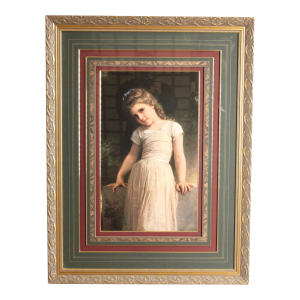 William-Adolphe Bouguereau Framed Print, 'L'Espieglerie'