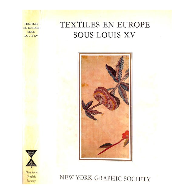 "Textiles en Europe Sous Louis Xv: The Most Beautiful Specimens in the Richilieu Collection" 1964 Weigert, Roger-Armand For Sale