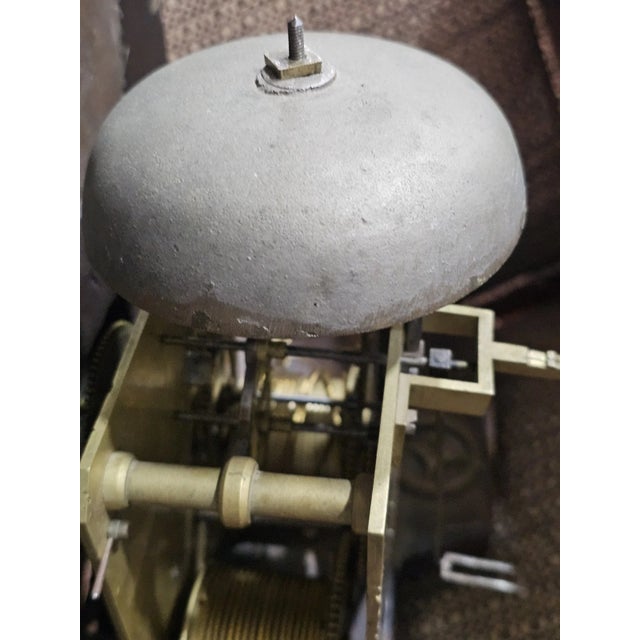 Antique Early 19 C New England Roxbury Style Tall Case Clock Wilson Dial For Sale - Image 15 of 15