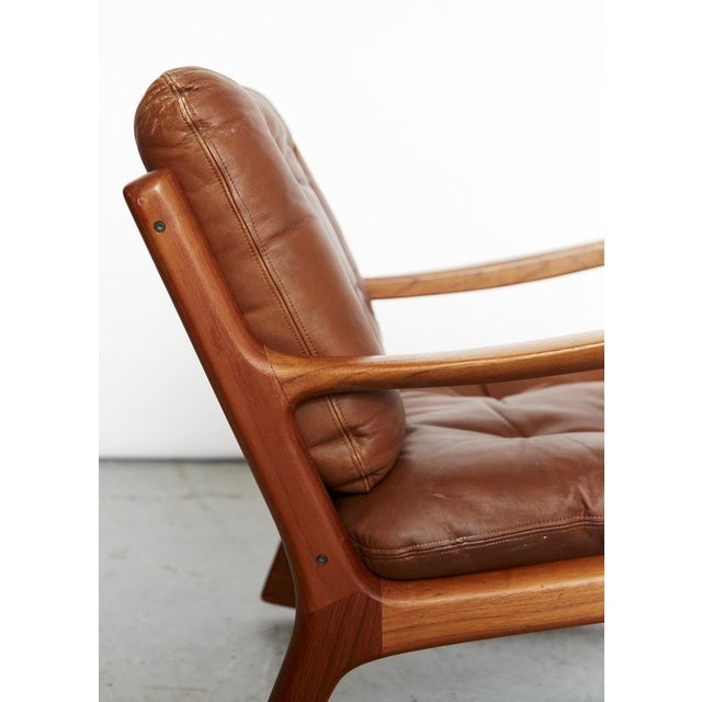 Brown Mid-Century Modern Senator Rocking Chair by Ole Wanscher for Cado, 1960s For Sale - Image 8 of 18