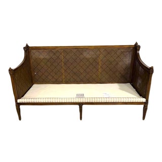 Henredon Cane Daybed For Sale