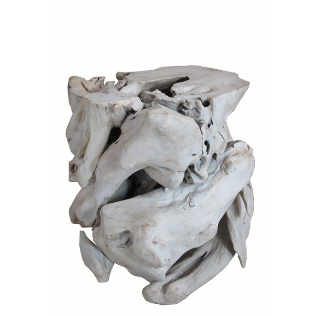 Contemporary Contemporary Organic Modern Teak Root Sculpture 2 For Sale - Image 3 of 10