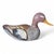 Brown Antique Hand Painted Wooden Duck Decoys Made in Spain - A Pair For Sale - Image 8 of 18